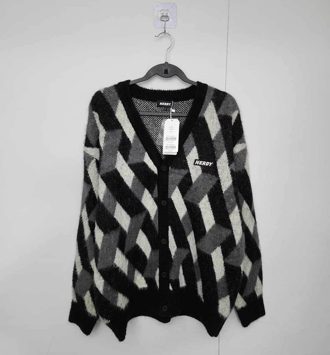 널디 니트가디건 100 새거 상품이미지1