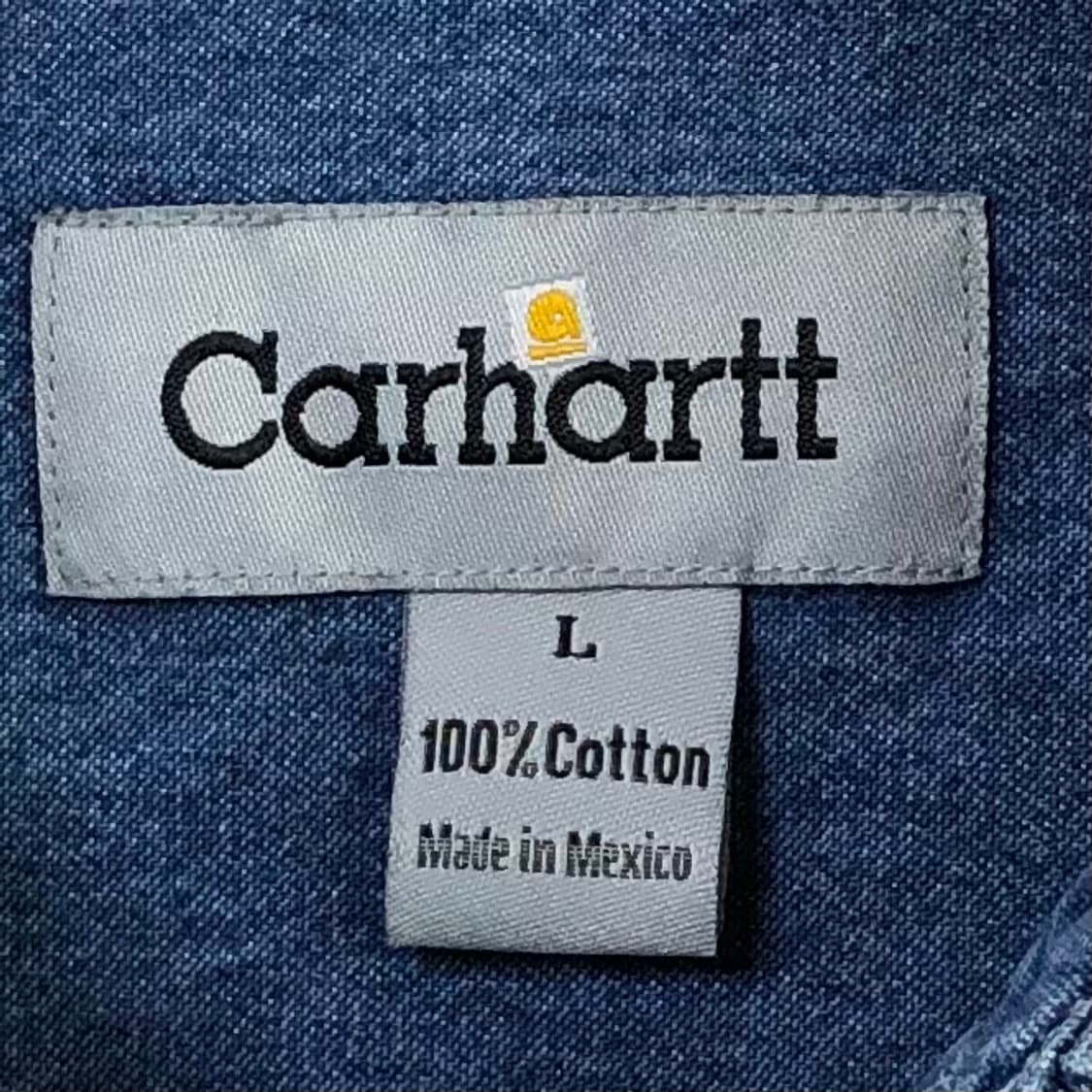 XL 칼하트 데님 셔츠 상품이미지3