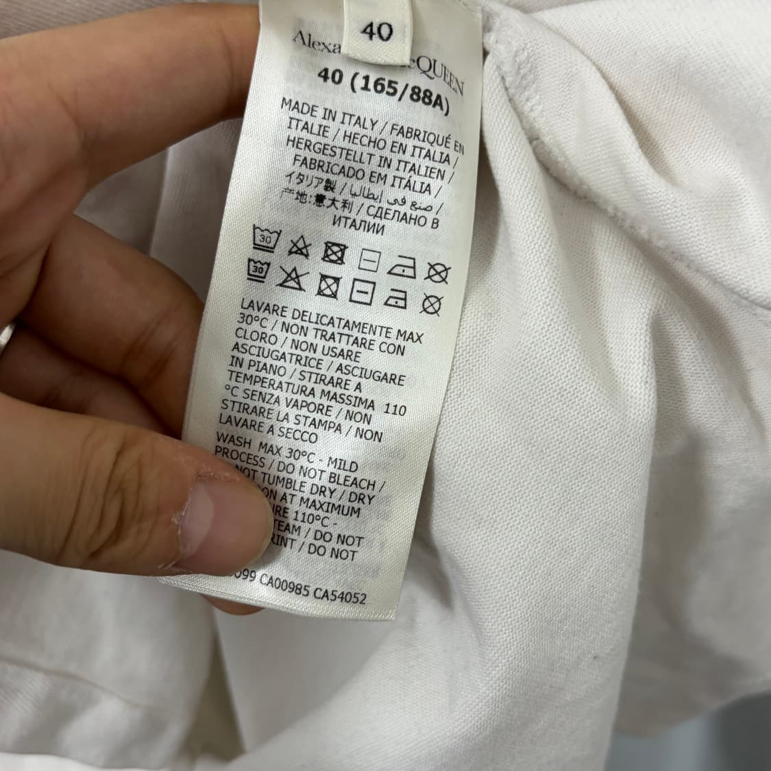 알렉산더 맥퀸 23SS 빅로고 반팔 티셔츠 상품이미지8