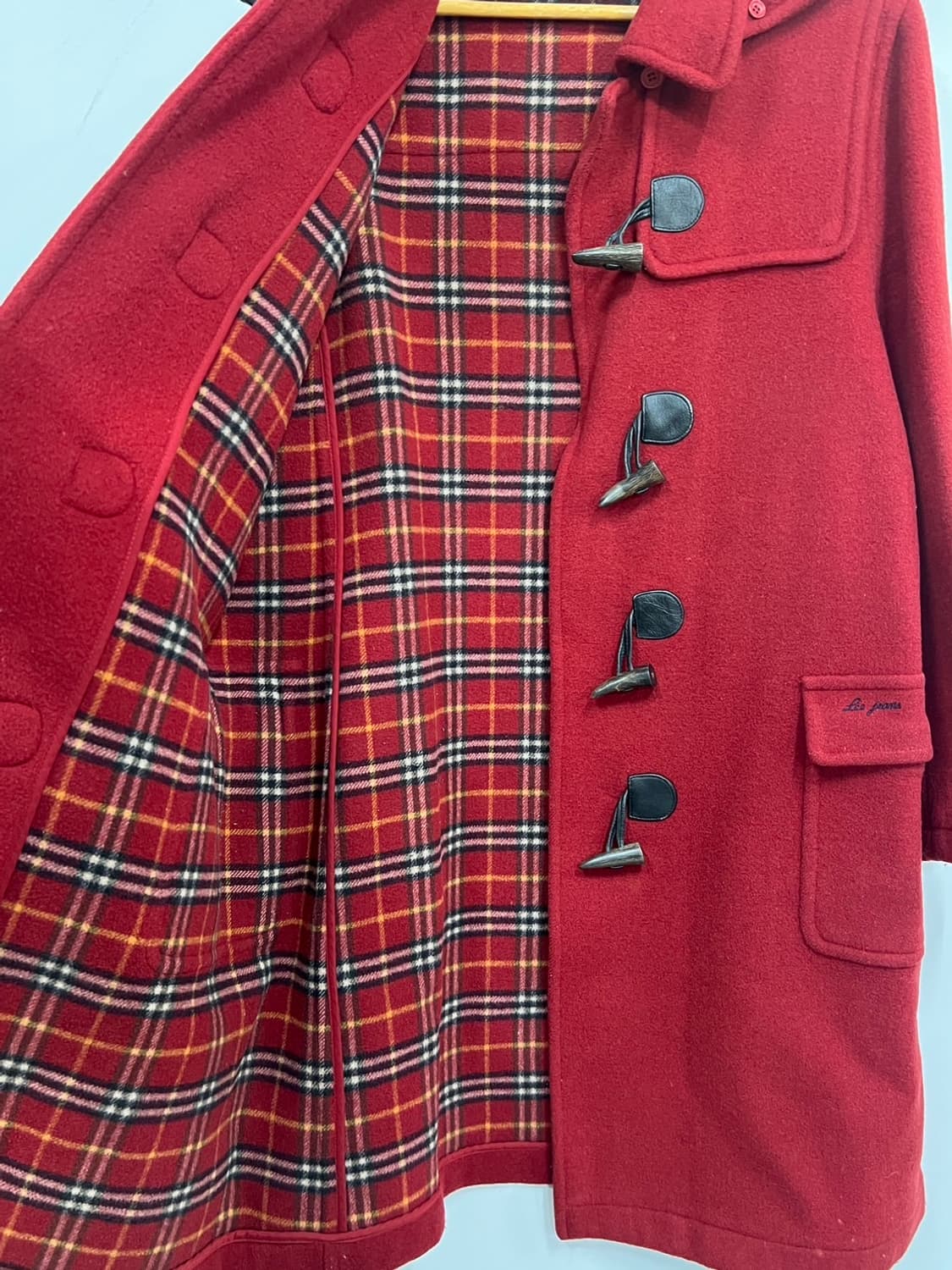 Lee 리 진스 모직 더플 떡볶이 롱 코트 상품이미지6