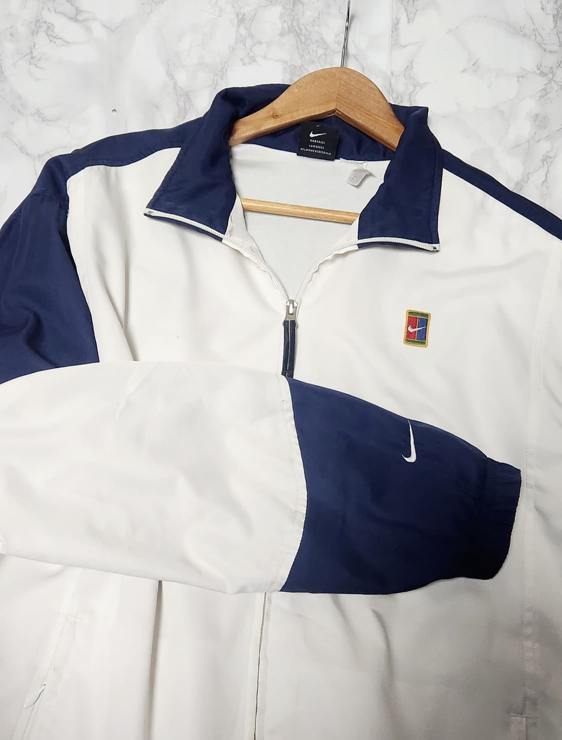 나이키 테니스 로고 바람막이 배색 자켓 상품이미지2