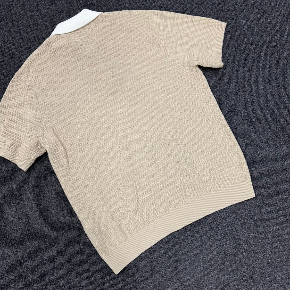 솔리드옴므 니트 카라 반팔티 상품이미지6