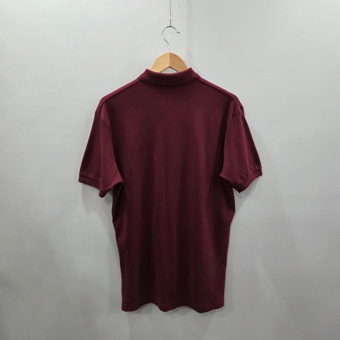 폴로랄프로렌 코튼 카라 반팔티 버건디 S 상품이미지5