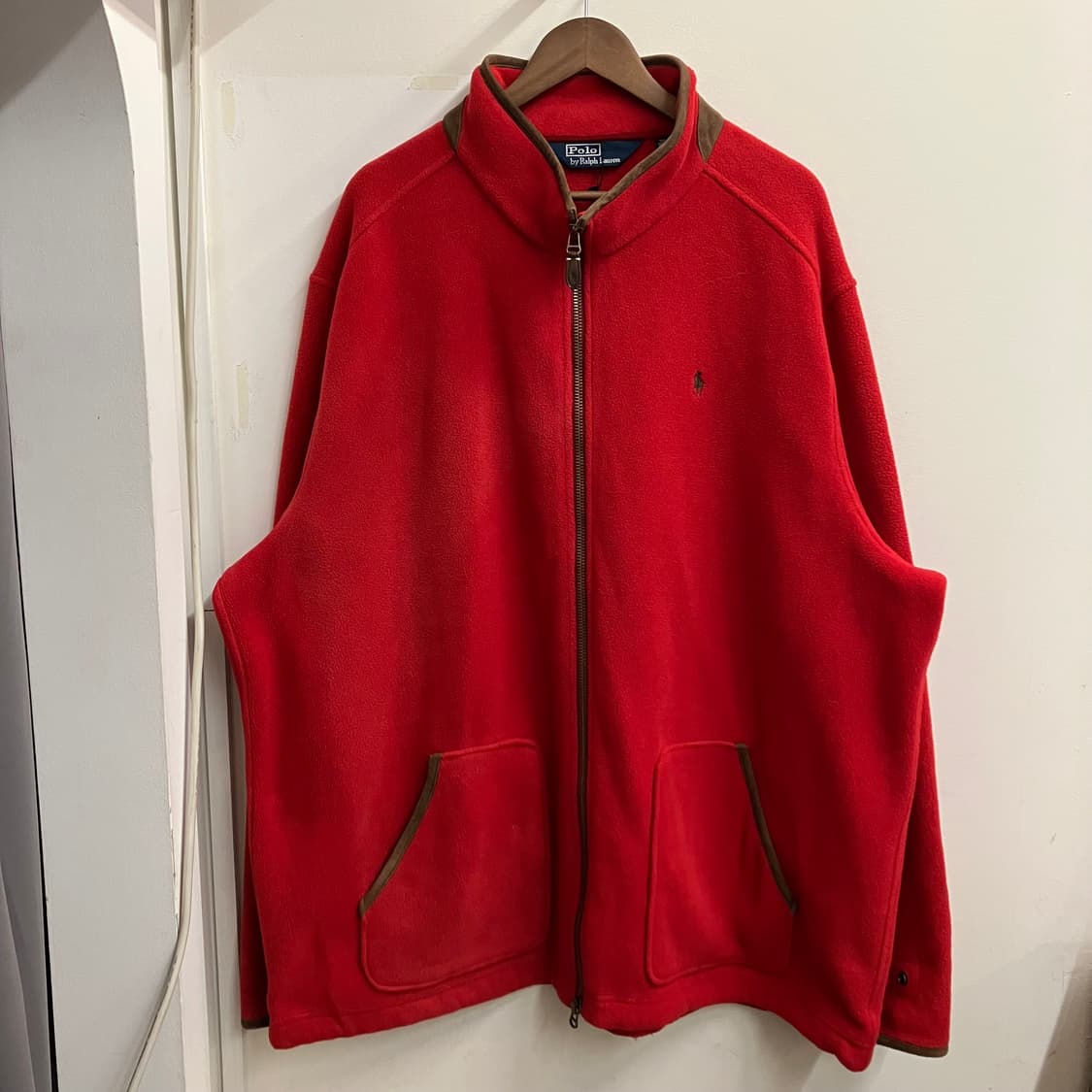 N176 bigsize 3xl 폴로 후리스 플리스 상품이미지1