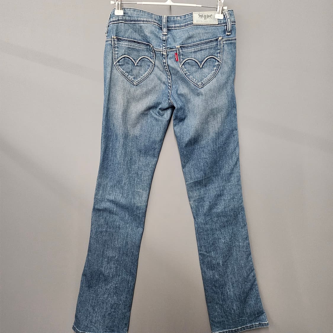 리바이스 y2k 여성 로우웨스트 워싱 데님 상품이미지2