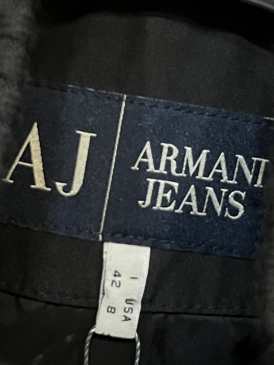 아르마니 진스 니트 슬리브 믹스 자켓 상품이미지4