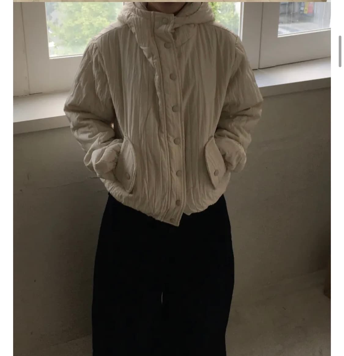 크롭패딩 상품이미지2