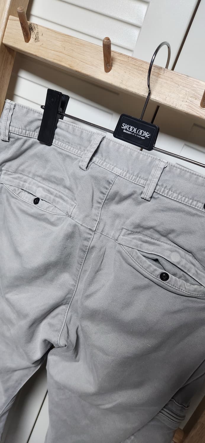 스톤아일랜드 백화점판 그레이 카고 팬츠 바지 상품이미지5