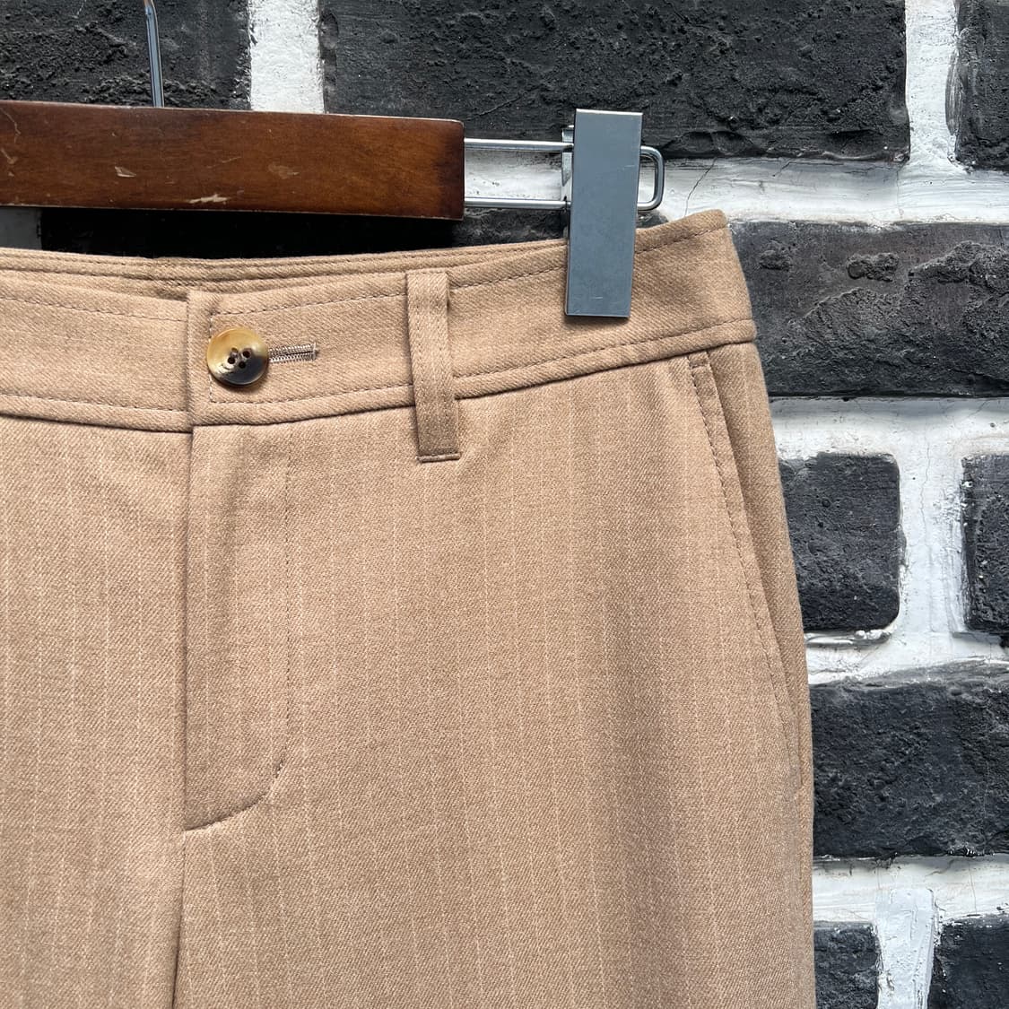 버버리 런던 로우 라이즈 울 팬츠 상품이미지2