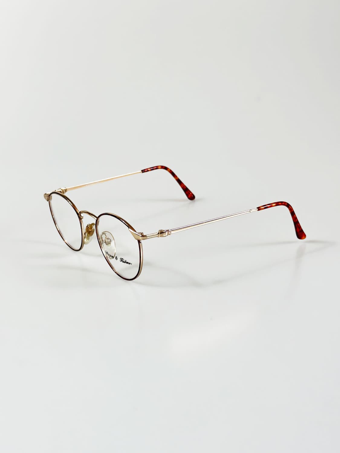 90s 독일제 Wagner & Kuhner 클래식 라운드 빈티지 안경 상품이미지3
