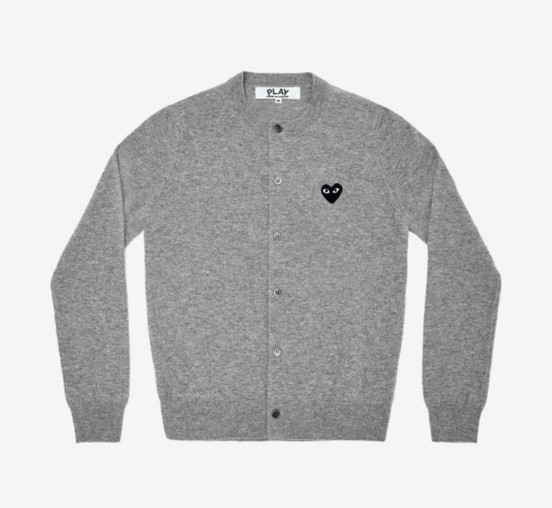택포) Play Comme des Garcons 가디건 꼼데가르송 그레이 상품이미지1