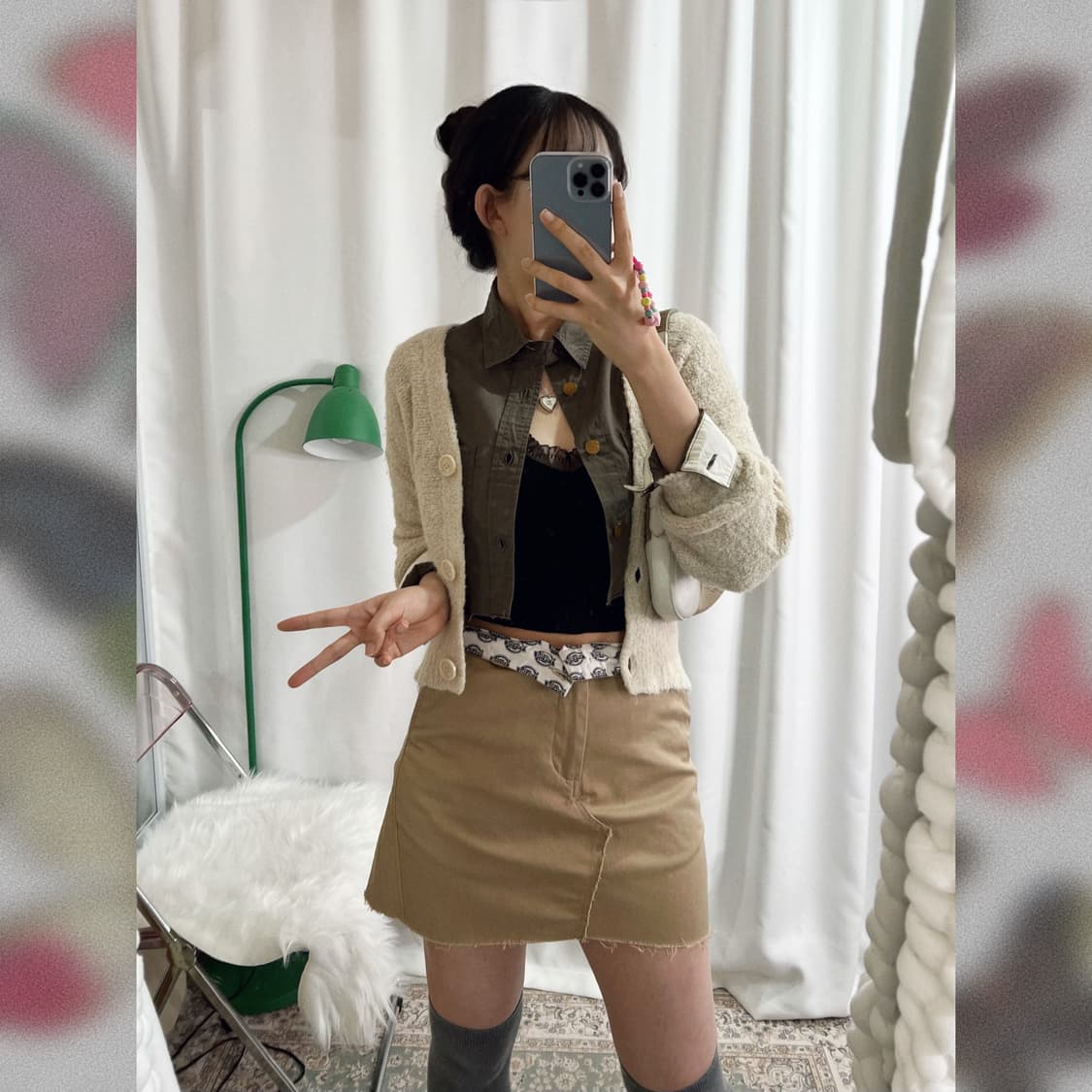 베이지 소프트 가디건 상품이미지2