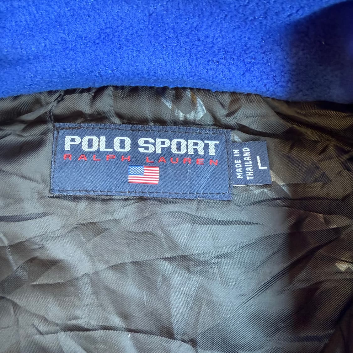 폴로 스포츠 빈티지 플리스 하프집업 레드 상품이미지3