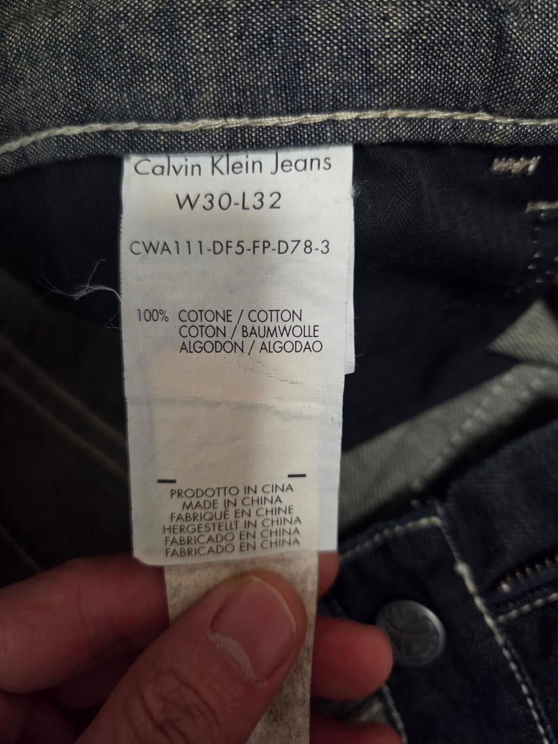 캘빈클라인 여성 워싱진 데님 청바지 허리 30사이즈 상품이미지10