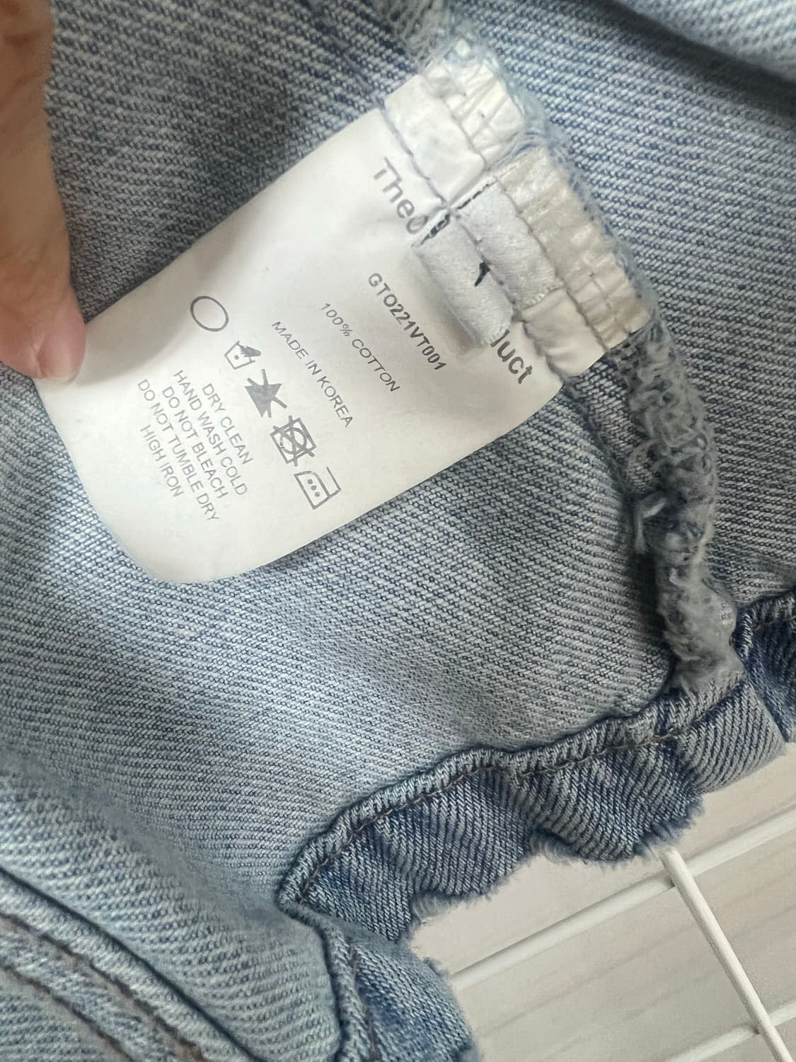 더오픈 프로덕트 데님베스트  상품이미지4