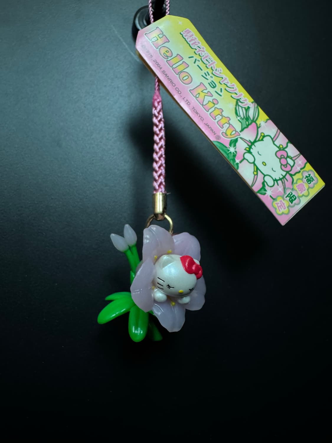 산리오 헬로키티 고전 스트랩 한정 현화 릴리 키티 백합 은방울 꽃 키티 상품이미지1