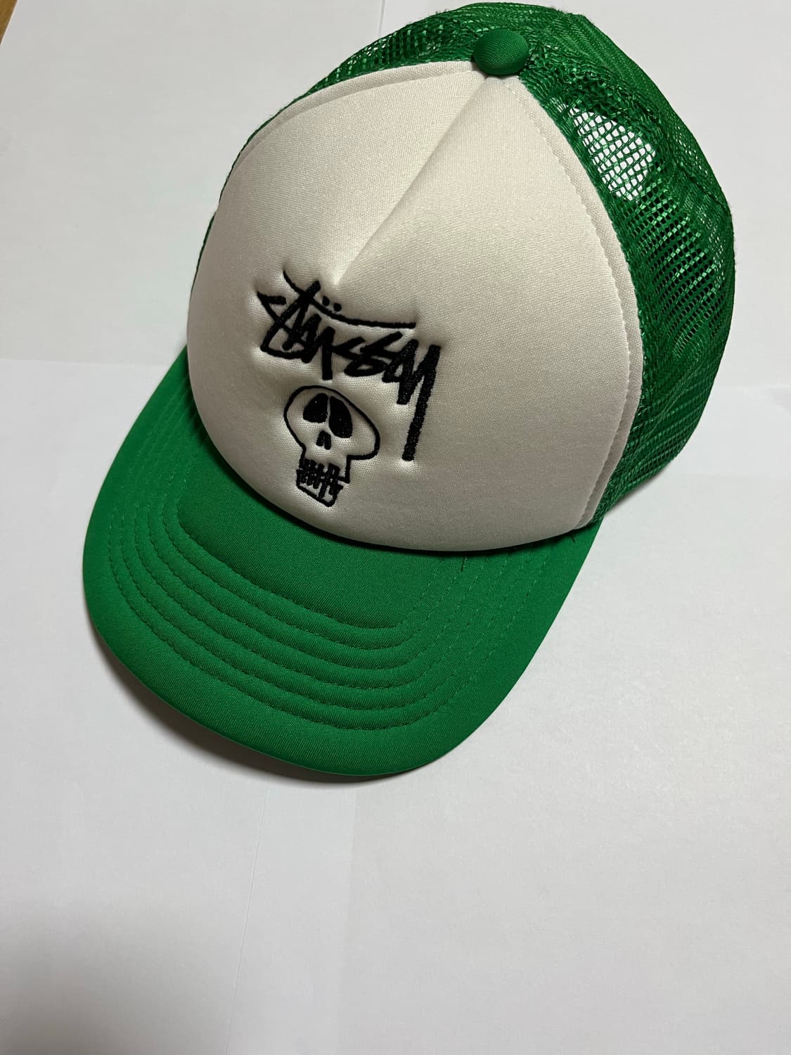 스투시 스컬 매쉬캡 상품이미지1