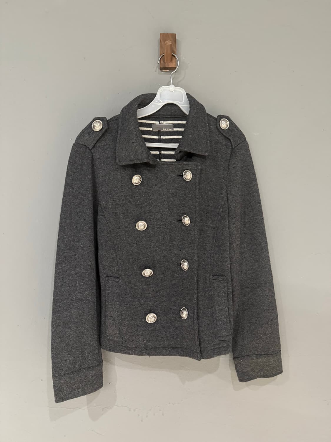 inner stripe point double button jacket 상품이미지4