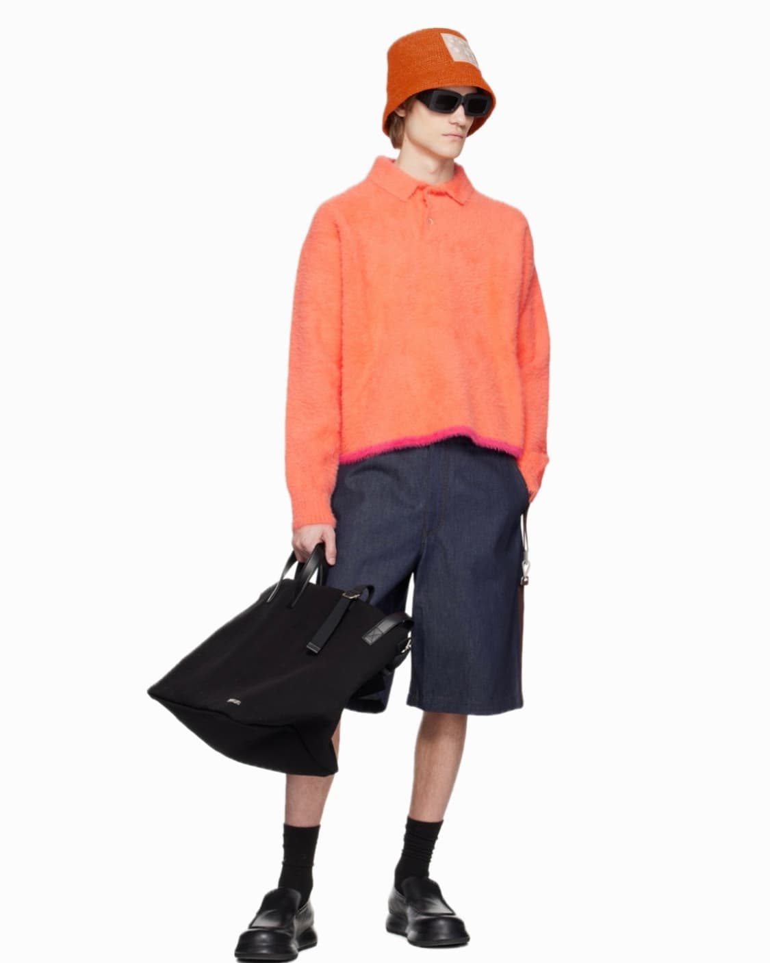 [M,L]자크뮈스 Le Polo Neve 니트/오렌지 상품이미지3