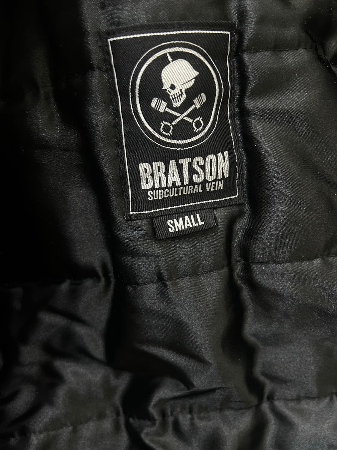 [S]브랫슨 패치 스컬 스타디움 바시티/소가죽 상품이미지7