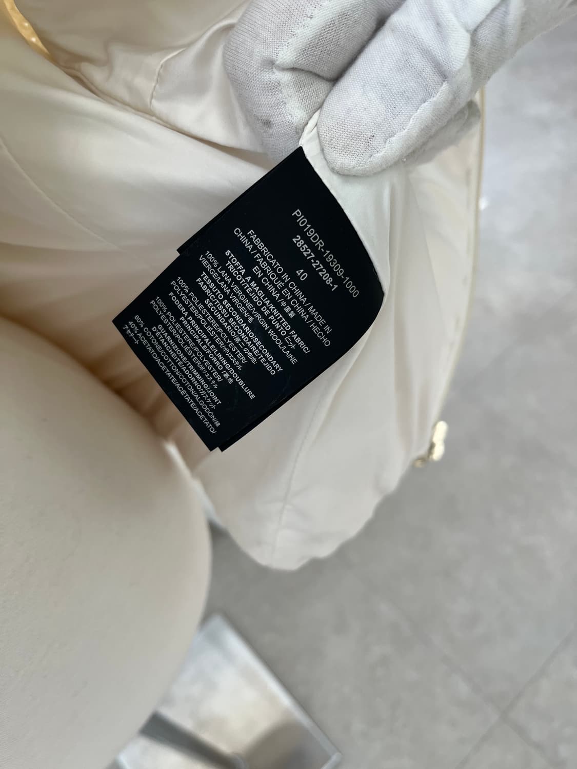 HERNO Resort 여성 니트 패딩 아이보리 상품이미지3