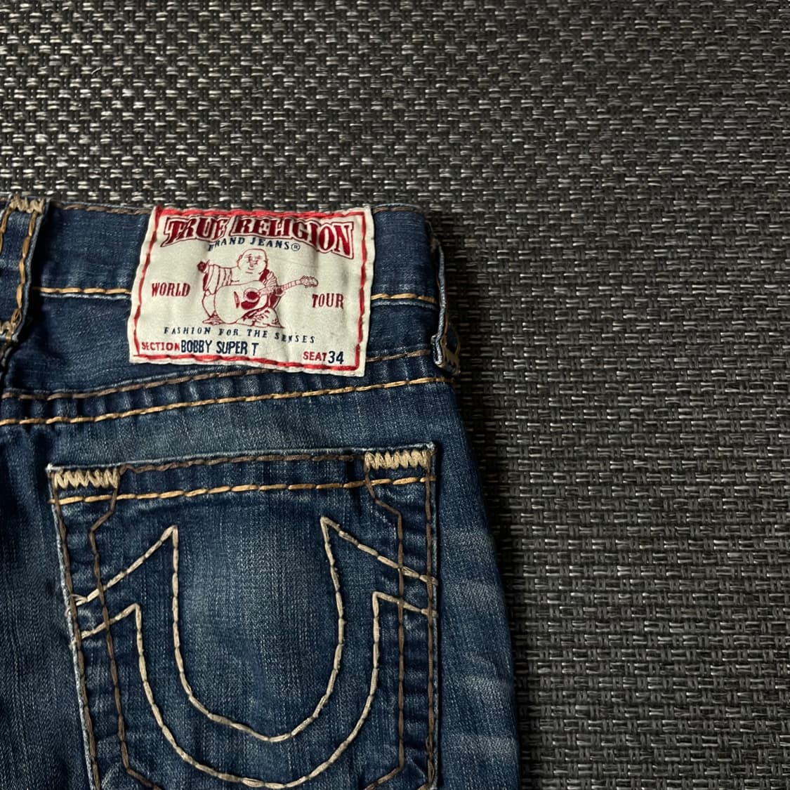 (31) 트루릴리젼 중청 스티치 워싱 데님 팬츠 상품이미지9