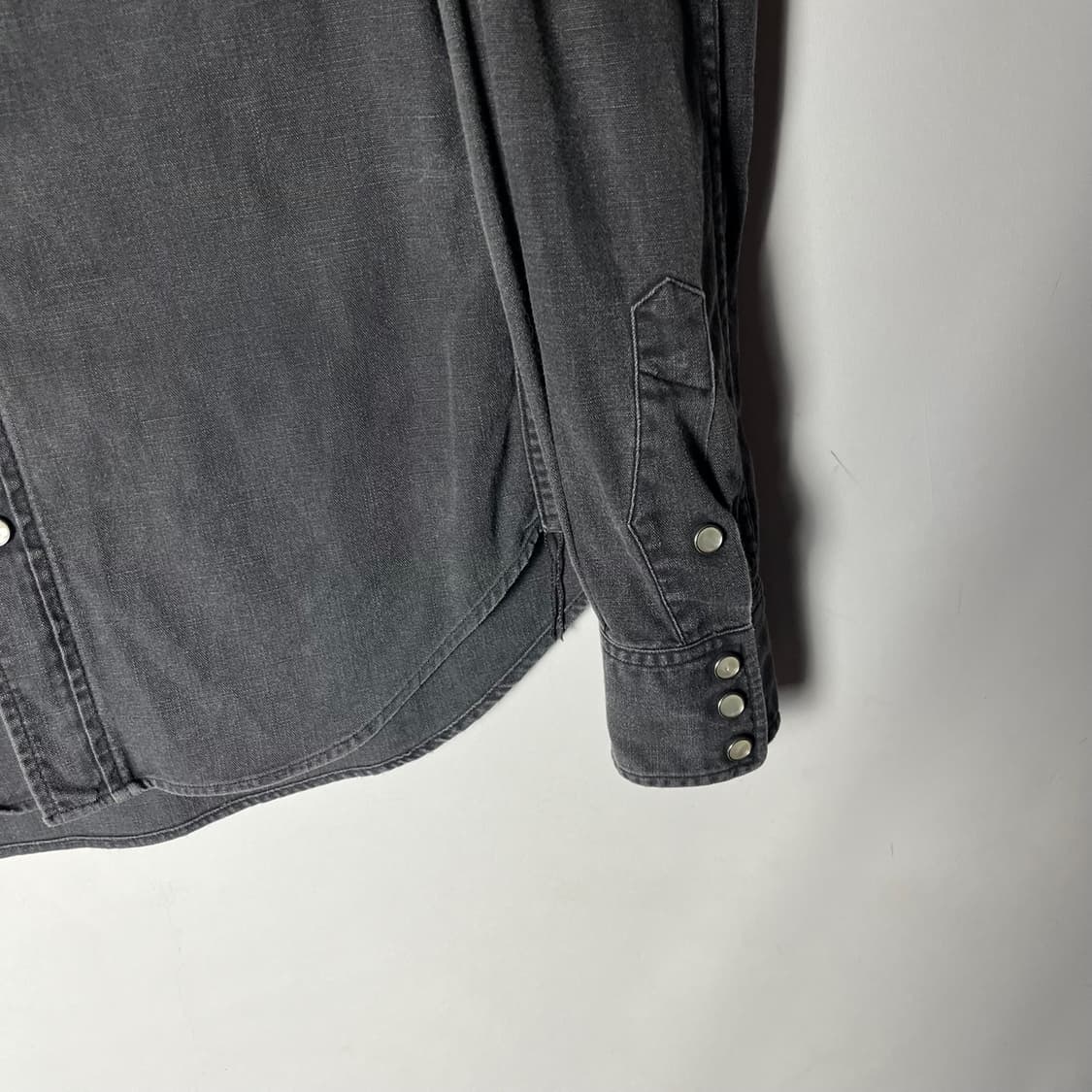 [United Arrows] 셔틀노트 데님 웨스턴 셔츠 상품이미지3