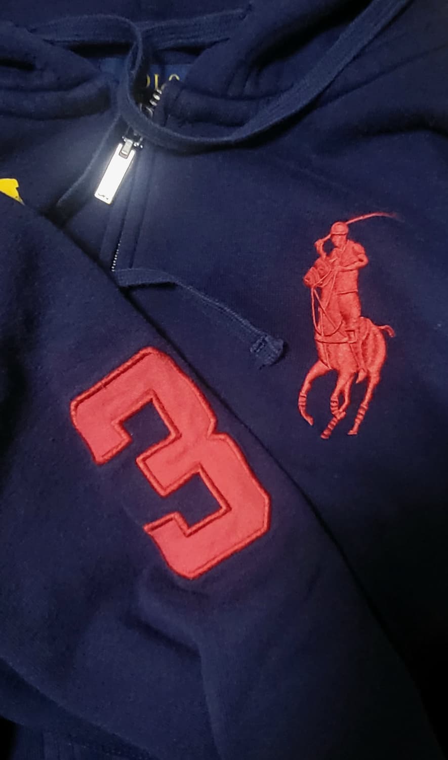 폴로 랄프로렌 빅포니 성조기 후드집업 상품이미지3