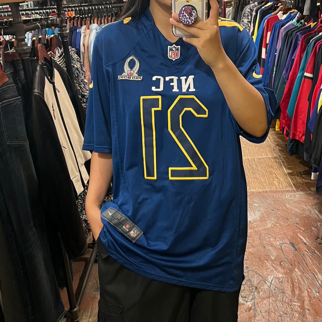 [HI]NFL 풋볼져지 반팔티 블루 상품이미지2