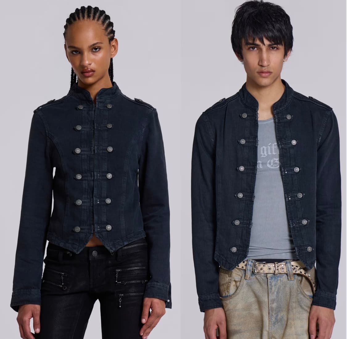 제이디드 런던 레벨 자켓 워시드 블랙  상품이미지1