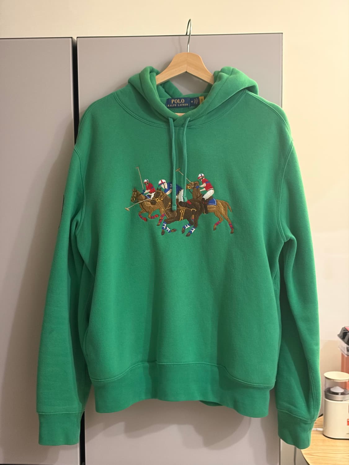 폴로 랄프로렌 그린 후드 상품이미지1