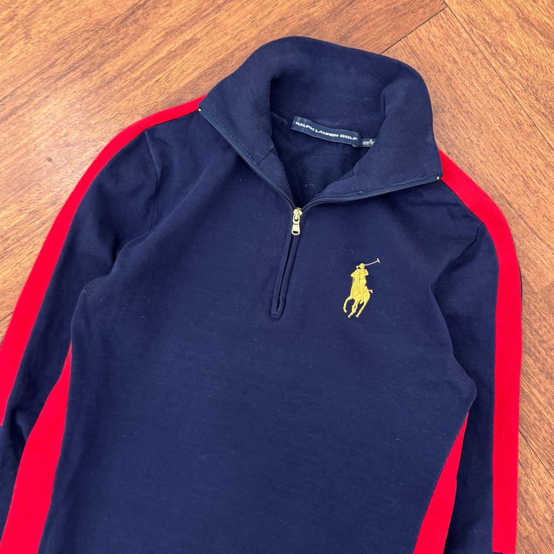 여성용 S 폴로 랄프로렌 골프 빅포니 면 반집업 니트  상품이미지3