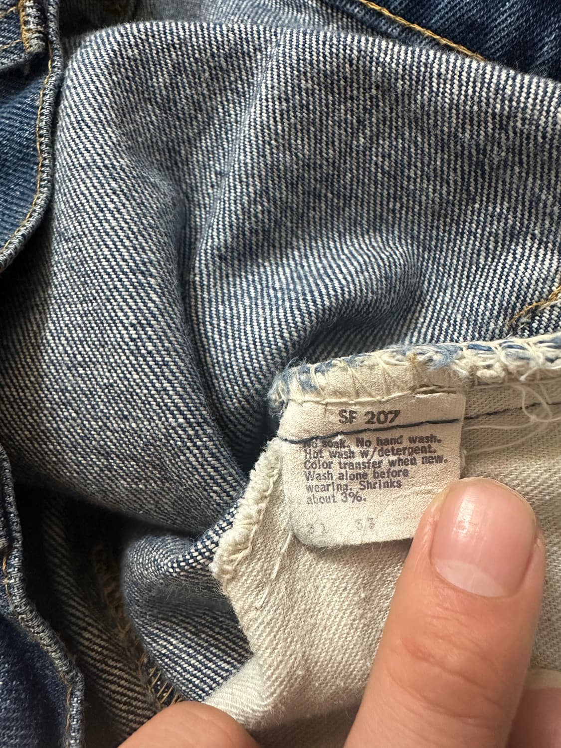 80s 빈티지 리바이스 646 부츠컷(81년) 오렌지탭 상품이미지5