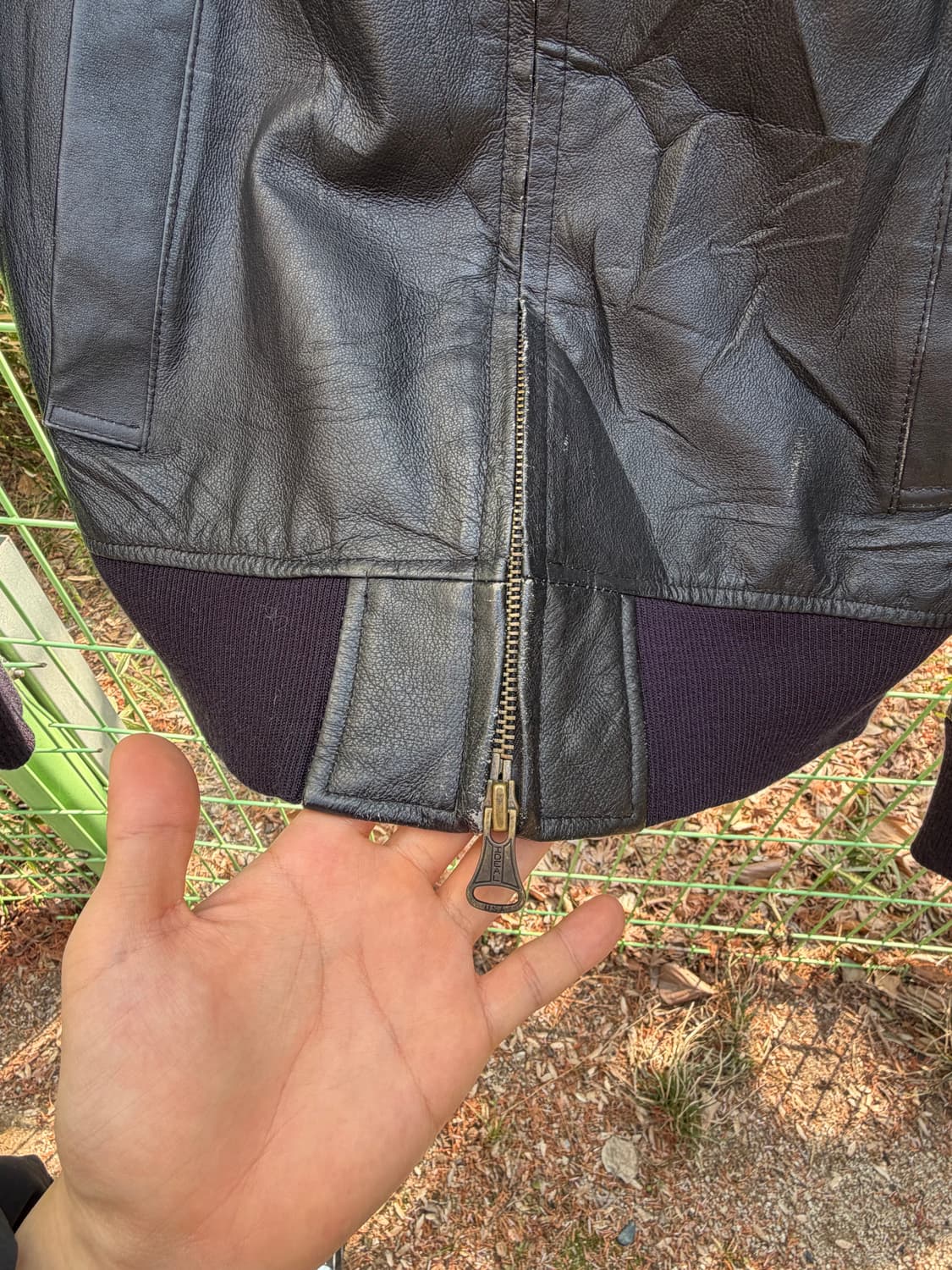 Mangrove 싱글 레더 돈피 자켓 상품이미지6