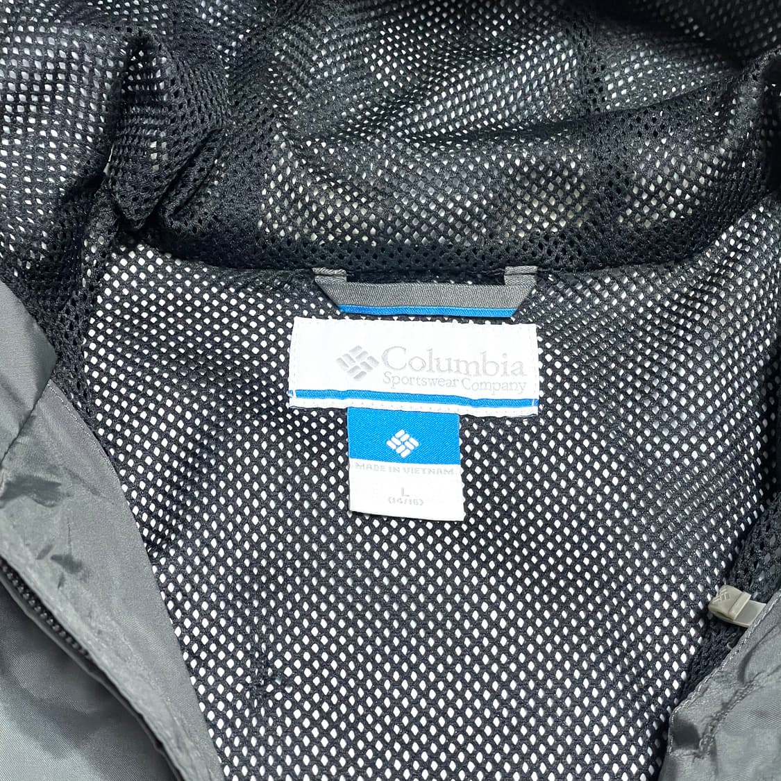 컬럼비아 차콜그레이 바람막이 점퍼 여성L 상품이미지3