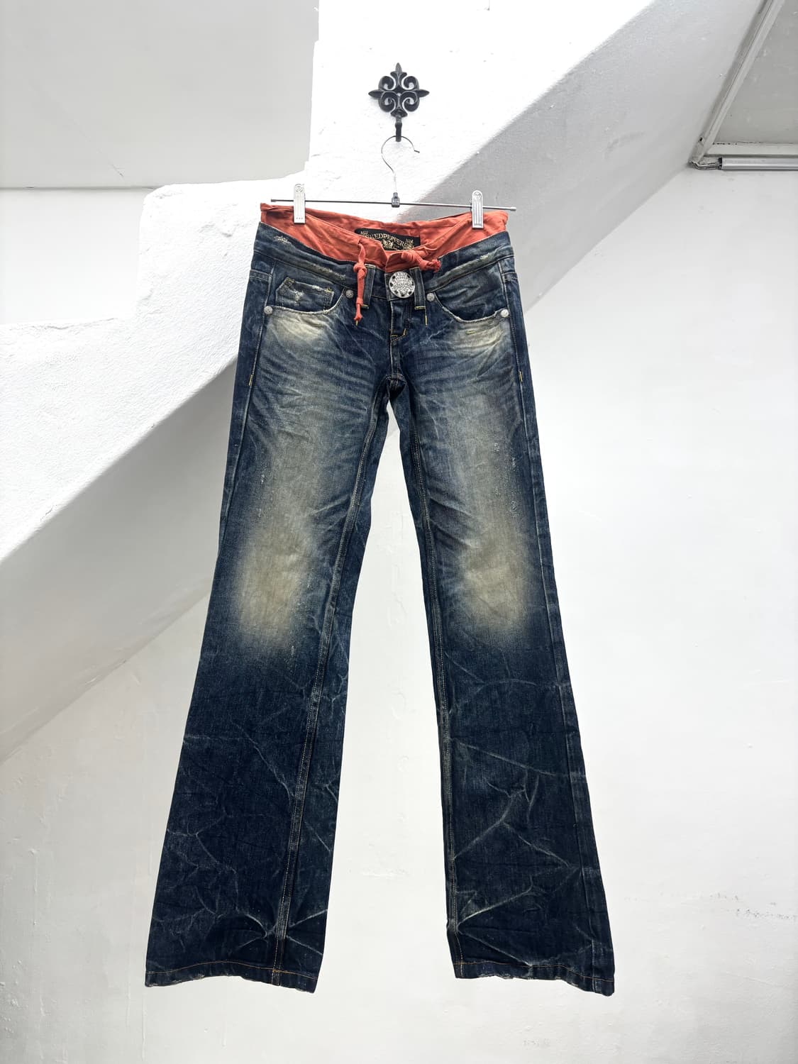Red Pepper skull embroid denim pants   상품이미지8