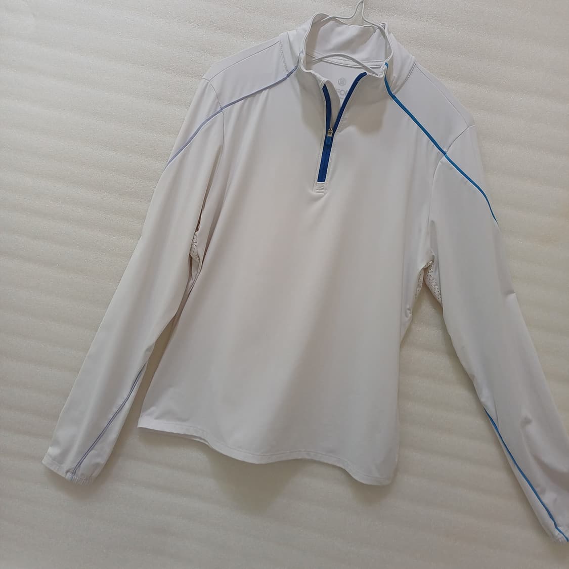 지포어 골프 썬 쉴드 반집업 긴팔 티 여성 S 여름가능 흰색 사랑봉봉 상품이미지2