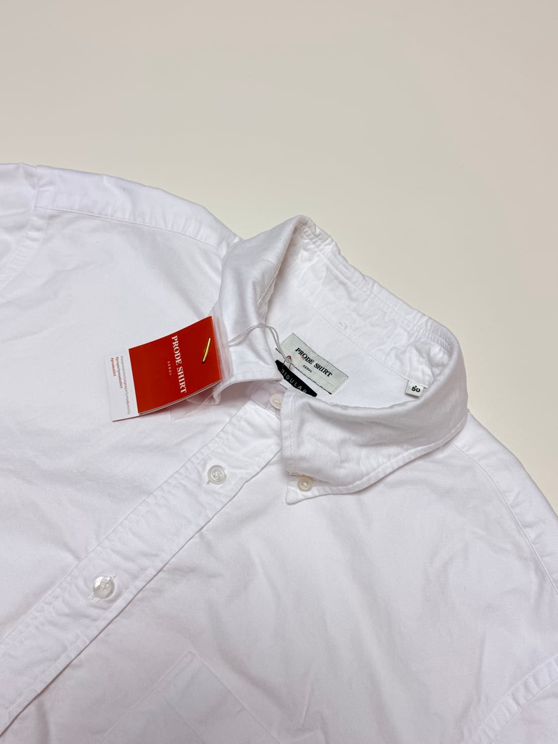 프로드셔츠 옥스포드셔츠(d-300) 화이트, 블루 L 상품이미지1