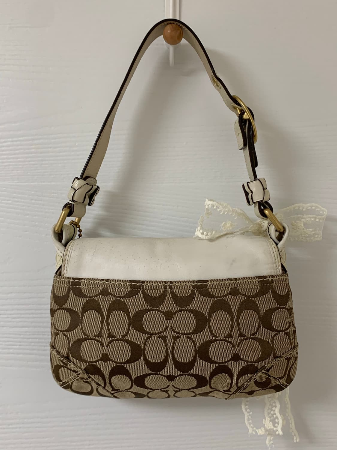 Coach y2k withe mini shoulder bag 상품이미지7