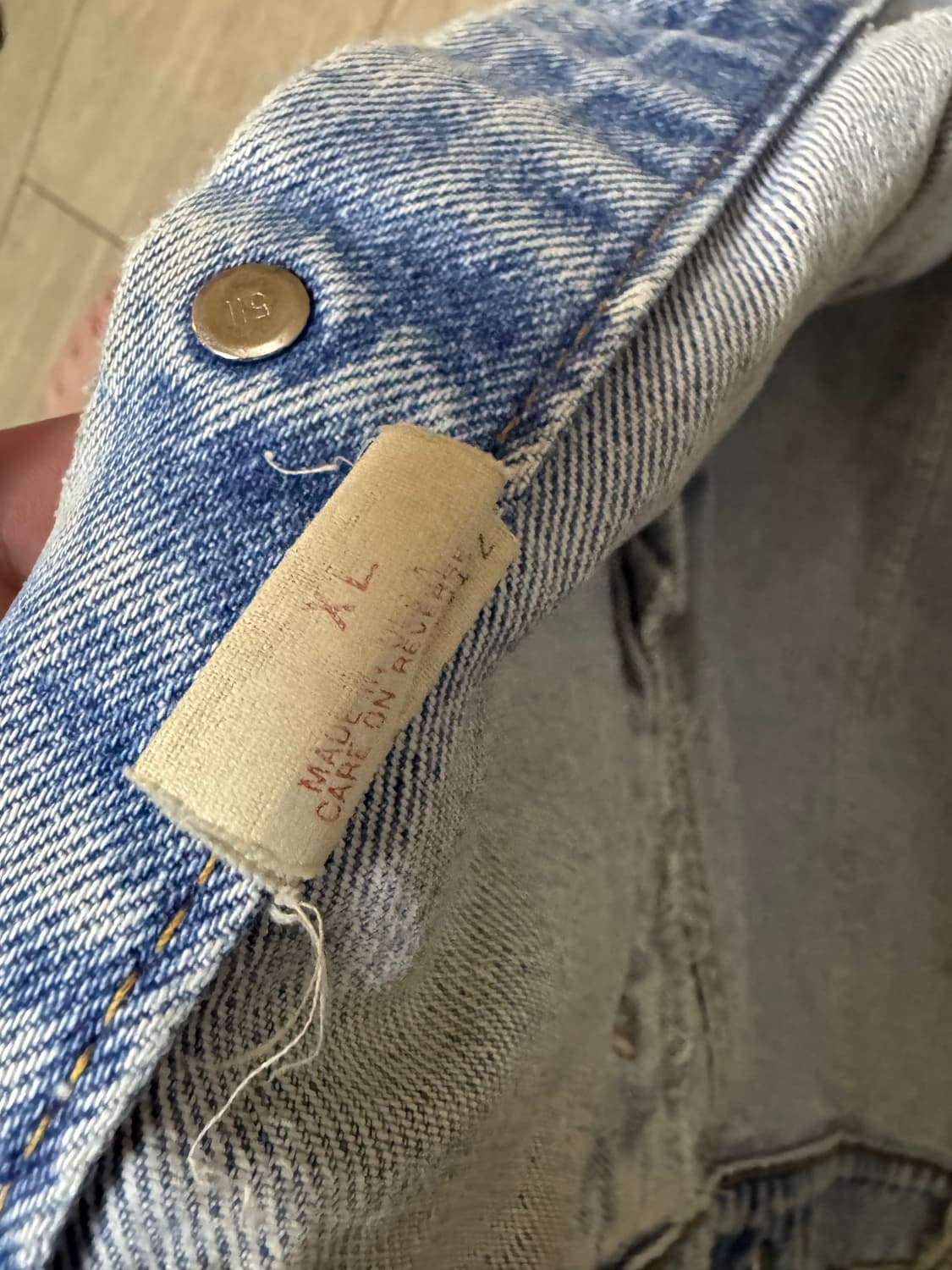 빈티지 리바이스 청자켓 M~L입는분 추천 상품이미지2