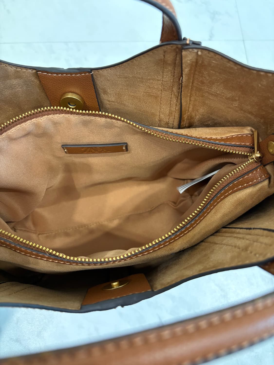 zara topstitch mini city bag 상품이미지4