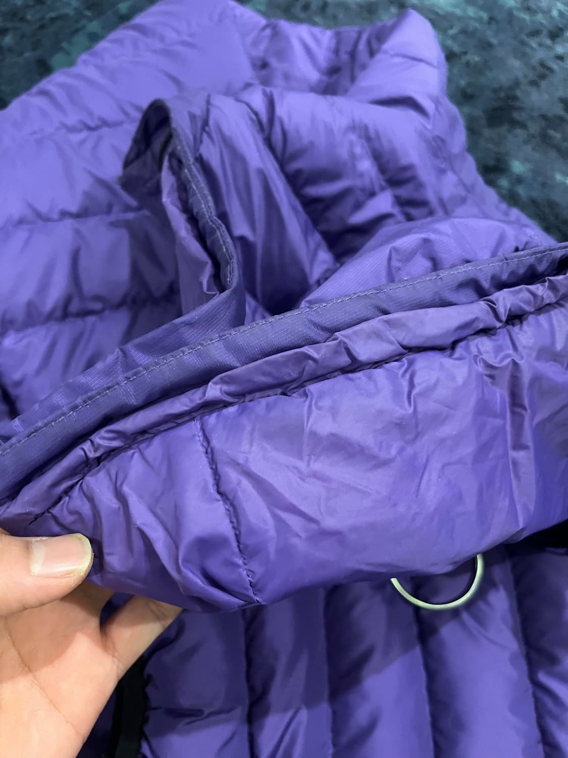 슈프림 마이크로 다운 하프 집 / 퍼플 L 상품이미지5