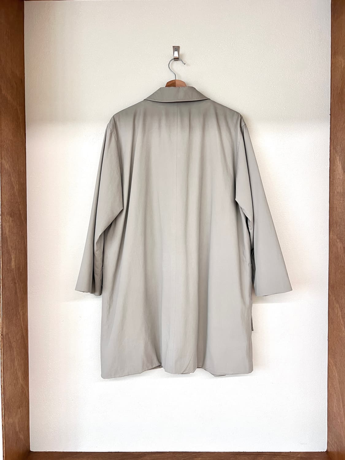 버버리 울 라이닝 싱글 하프 트렌치 코트 상품이미지10