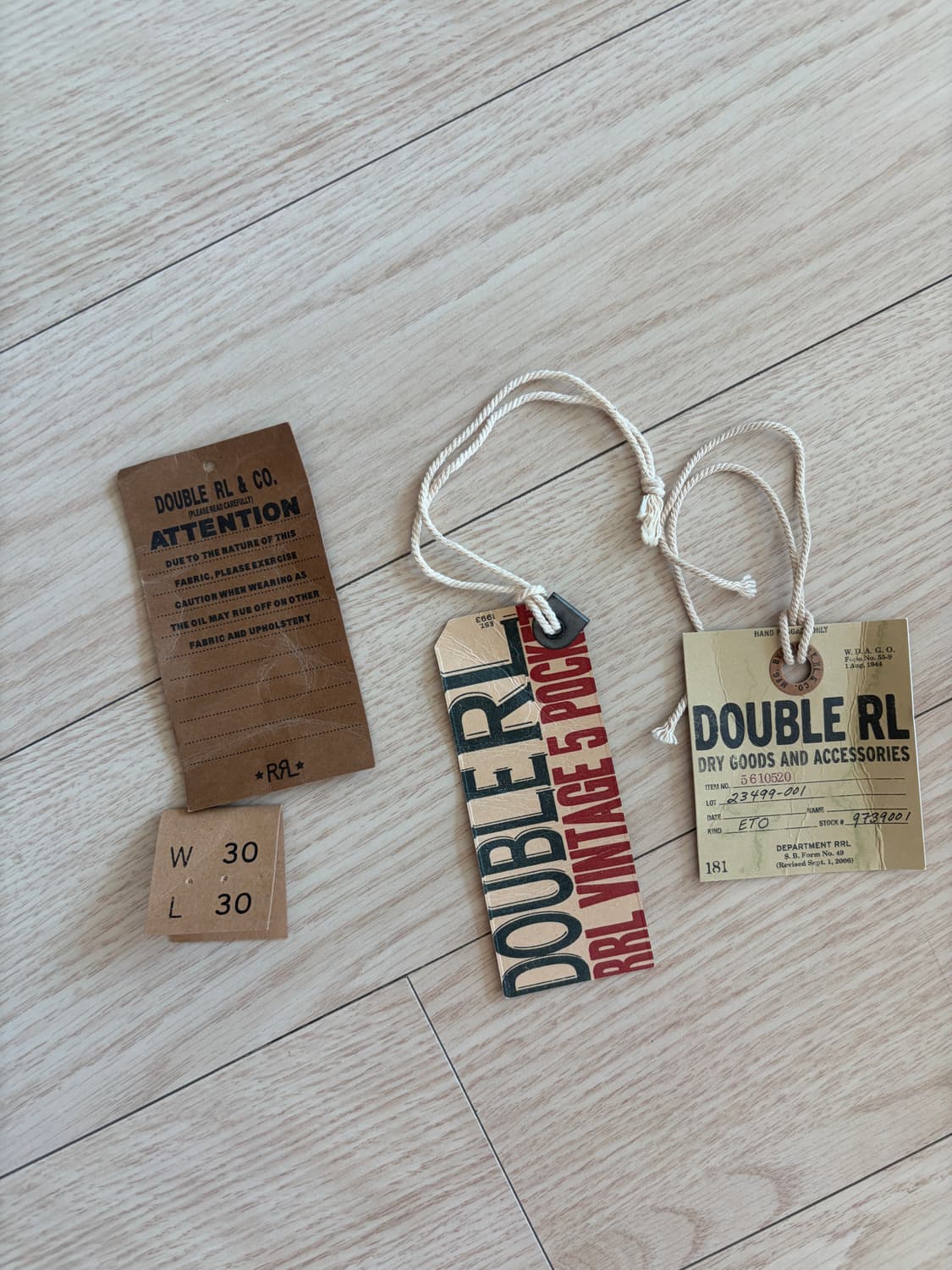 (30x30) RRL 헤링본 필드 팬츠 더블알엘 청바지 빈파포  상품이미지8