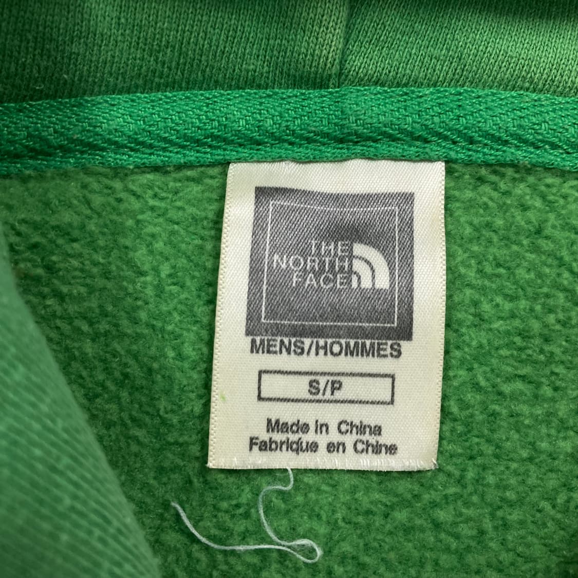 노스페이스 그린 컬러 빅로고 후드티 상품이미지3