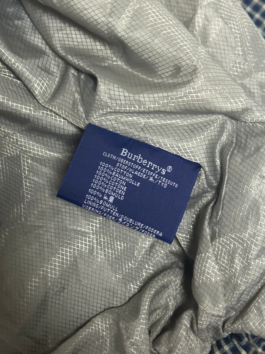 버버리 90's 블루종 상품이미지5