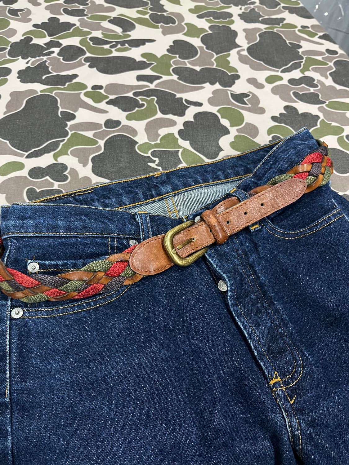 LOEWE 로에베 솔리드브라스 벨트 Made in ITALY 상품이미지4