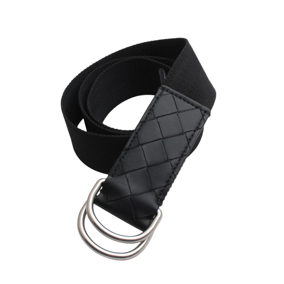 보테가베네타 블랙 위빙 D링 패브릭 벨트 상품이미지1
