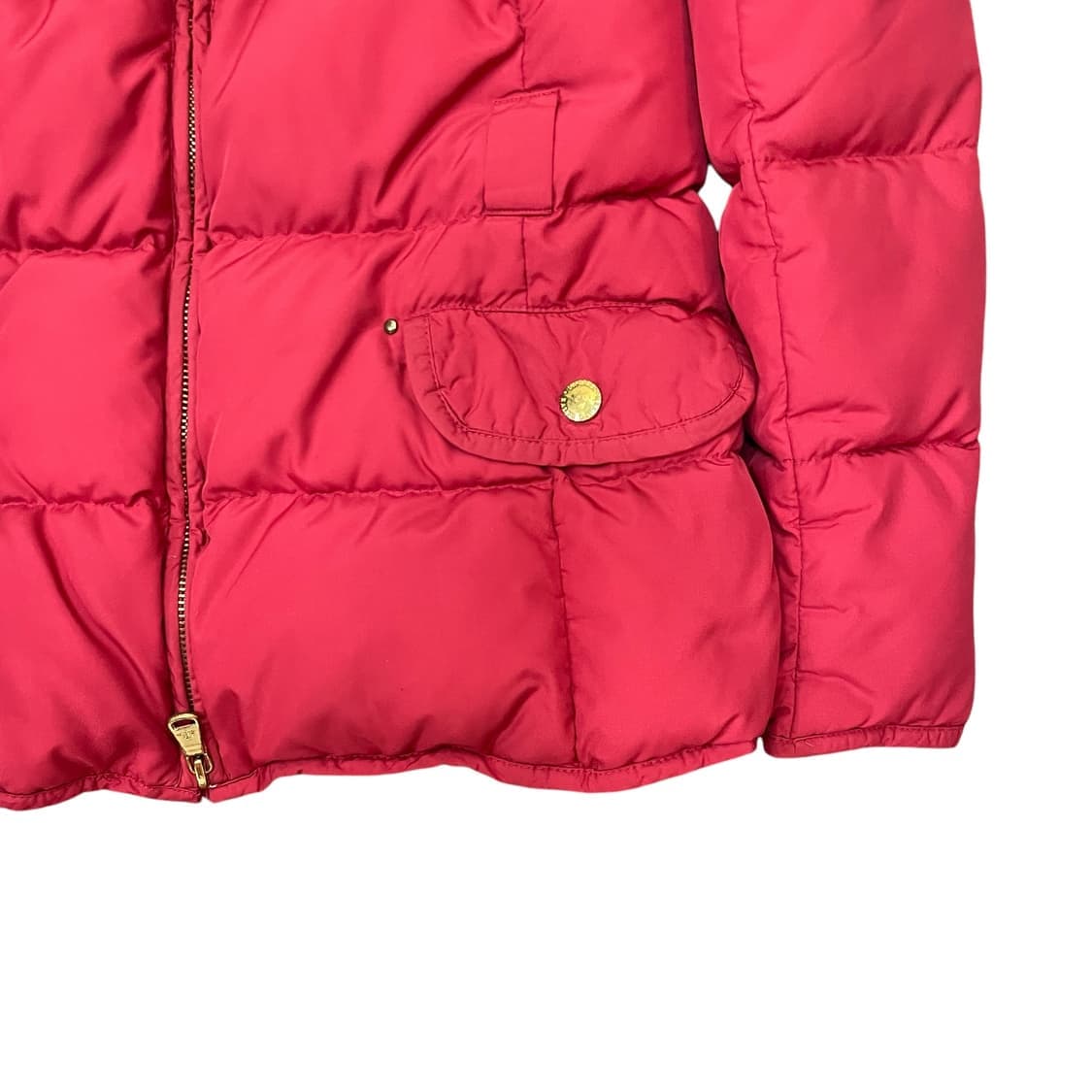 로렌 랄프로렌 레드 투지퍼 다운 후드 패딩 XS 상품이미지4
