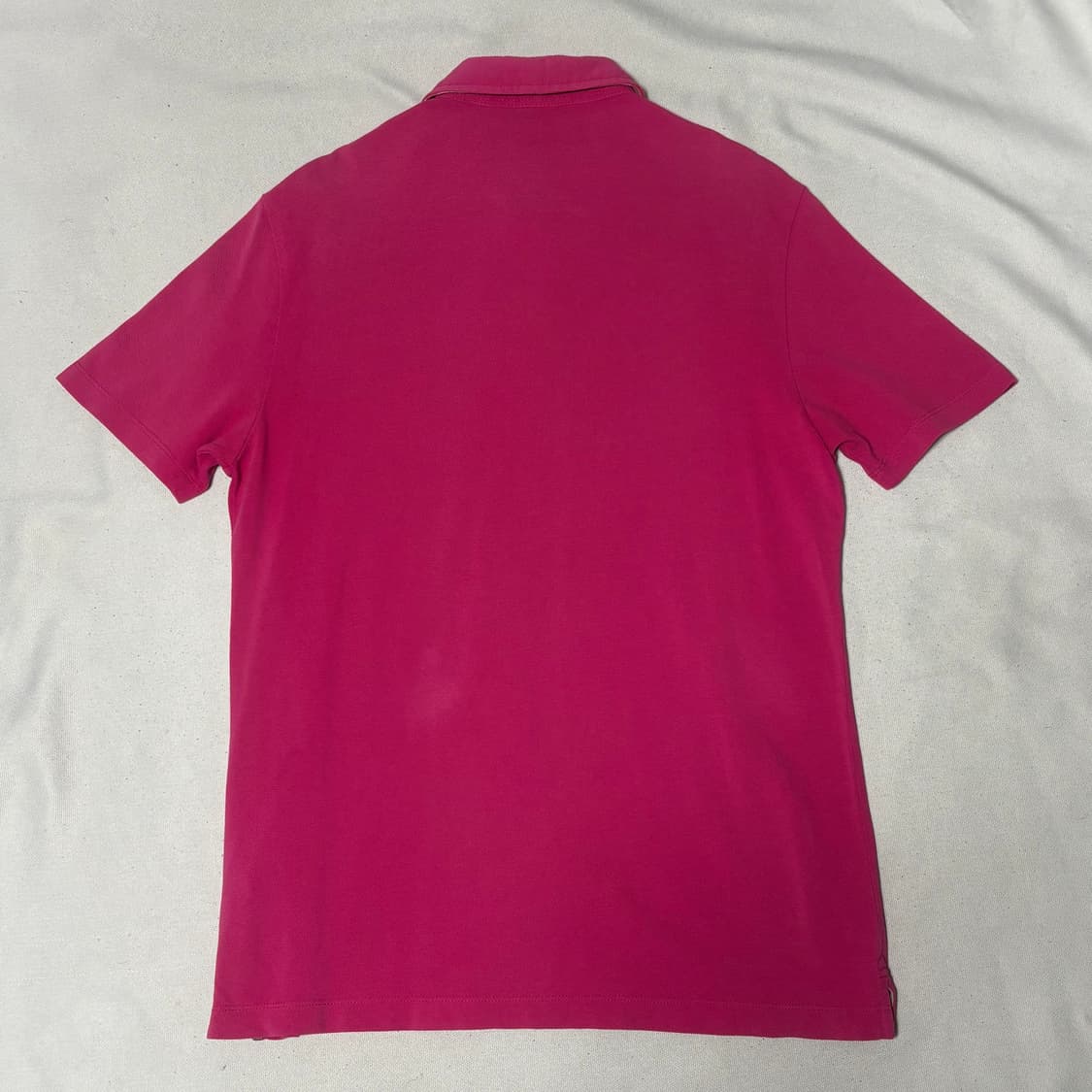 M 버버리 핑크 카라 반팔티 상품이미지3